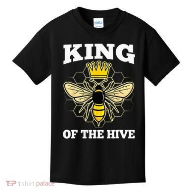 Beekeeper For Men Dad Beekeeping Honeybee Beehive Bee Lover Kids T-Shirt