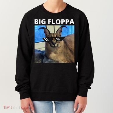 Big Floppa Meme Cat Women's Sweatshirt