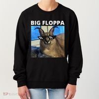 Big Floppa Meme Cat Women's Sweatshirt thumb 0