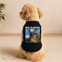 Big Floppa Meme Cat Doggie Tank thumb 2