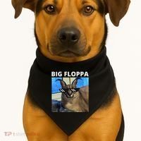 Big Floppa Meme Cat USA-Made Doggie Bandana thumb 1
