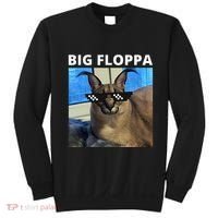 Big Floppa Meme Cat Sweatshirt thumb 0