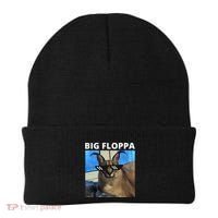 Big Floppa Meme Cat Beanie thumb 0