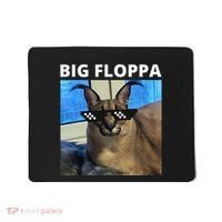 Big Floppa Meme Cat Mousepad thumb 0
