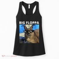 Big Floppa Meme Cat Women's Tank Top thumb 0
