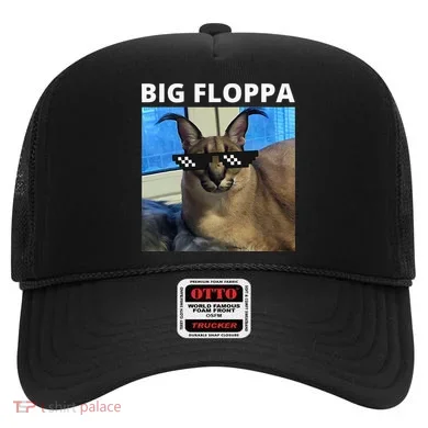 Big Floppa Meme Cat Hat