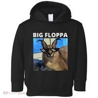 Big Floppa Meme Cat Toddler Hoodie thumb 0