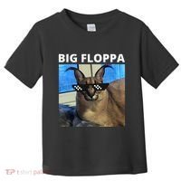 Big Floppa Meme Cat Toddler T-Shirt thumb 0