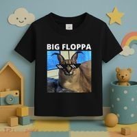 Big Floppa Meme Cat Toddler T-Shirt thumb 3