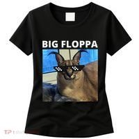 Big Floppa Meme Cat Women's T-Shirt thumb 0