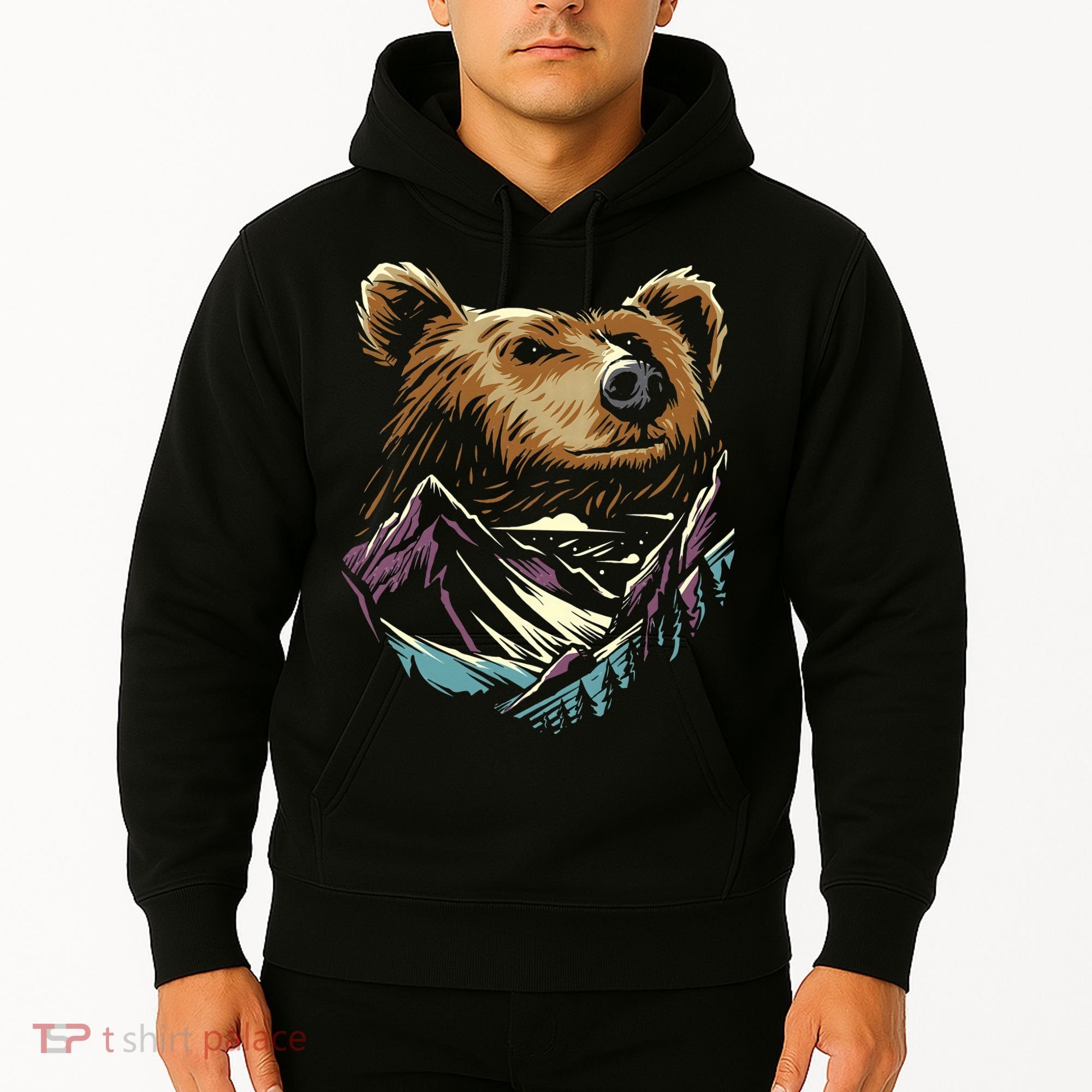 Bear Forest Mountain Hoodie