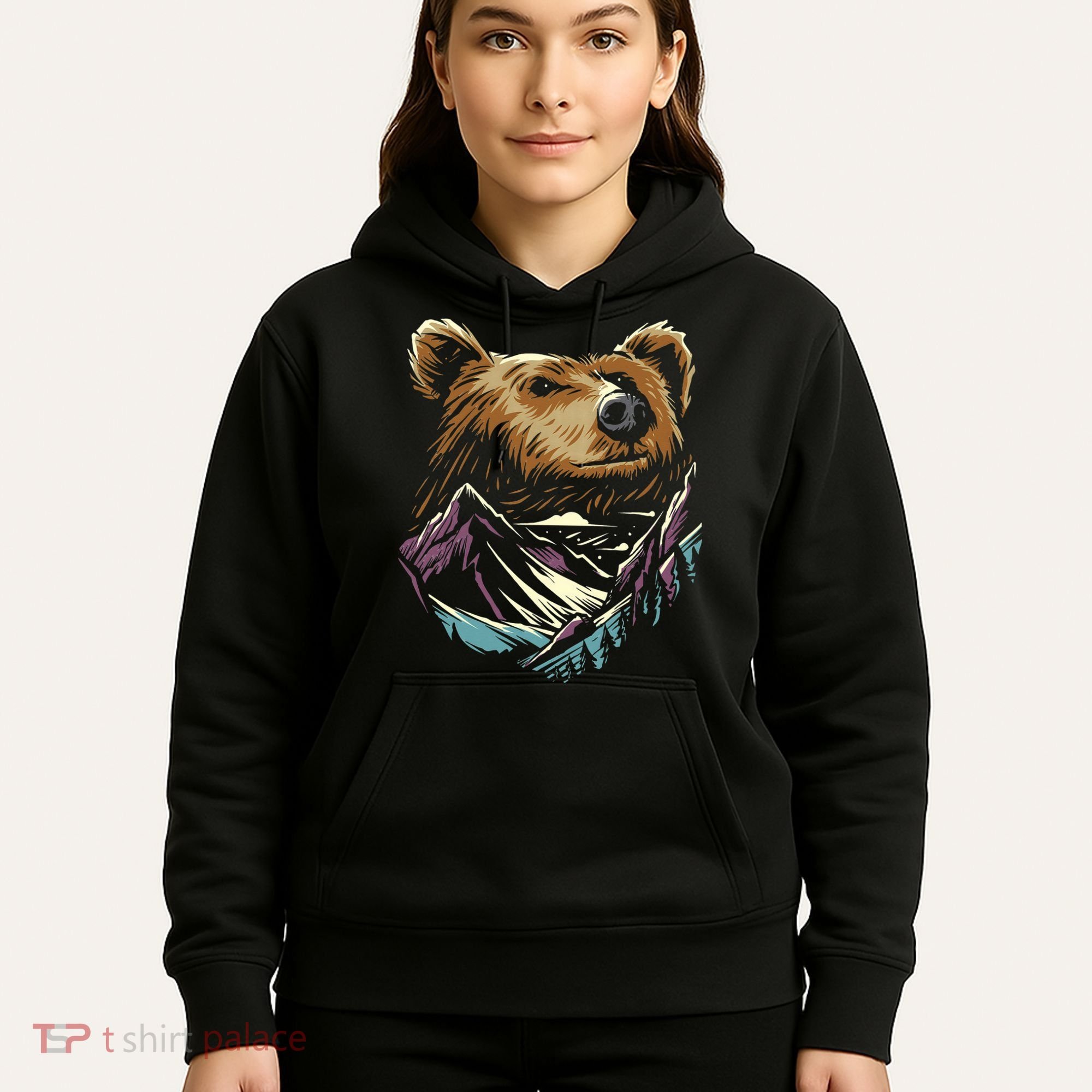 Bear Forest Mountain Hoodie