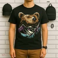 Bear Forest Mountain T-Shirt thumb 6