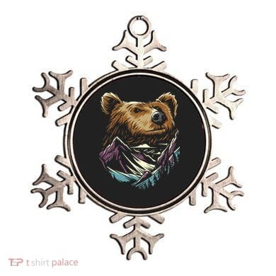 Bear Forest Mountain Ornament