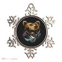Bear Forest Mountain Ornament thumb 0