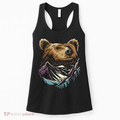 Bear Forest Mountain Women's Tank Top