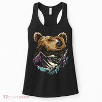 Bear Forest Mountain Women's Tank Top thumb 0
