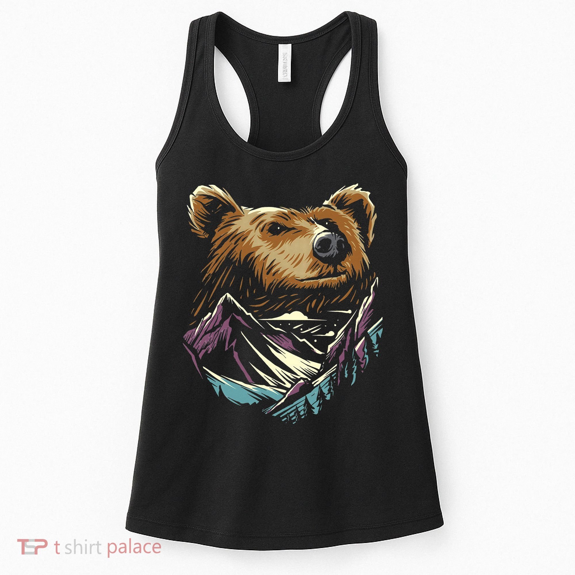Bear Forest Mountain Women's Tank Top