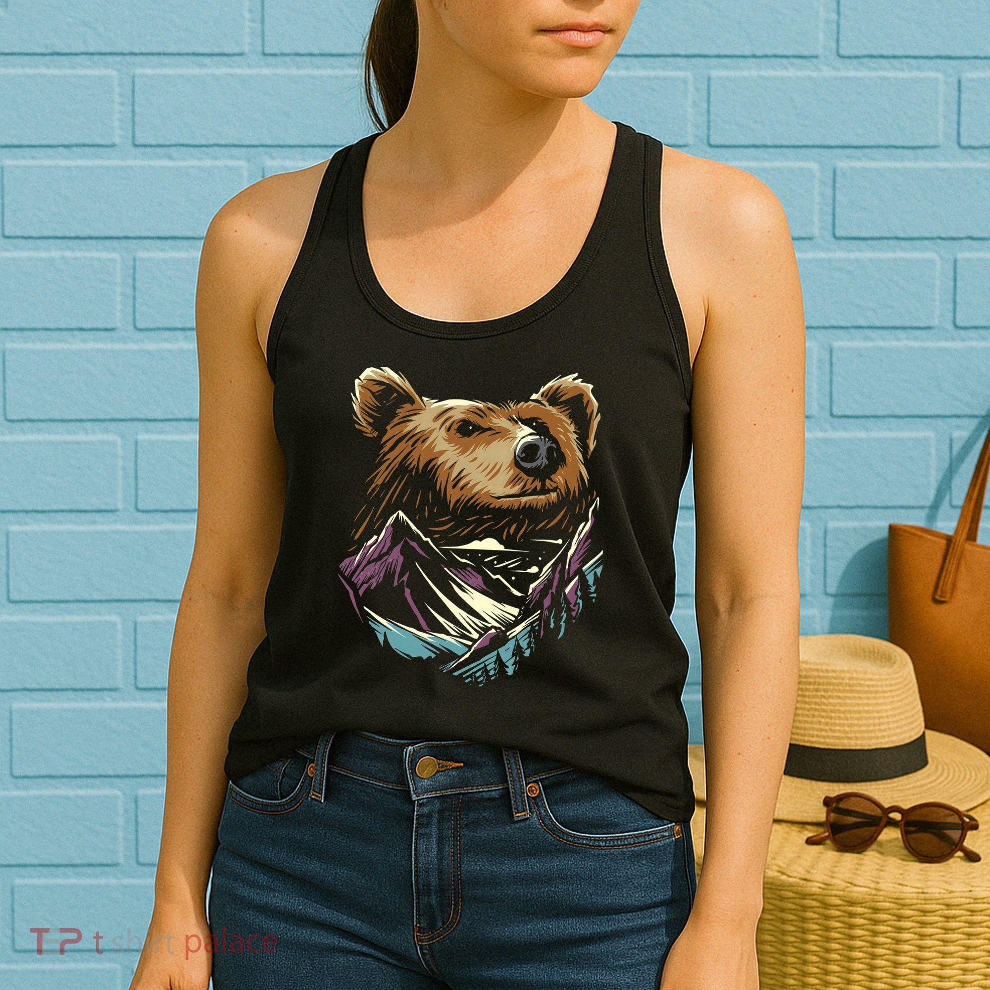 Bear Forest Mountain Women's Tank Top