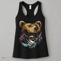 Bear Forest Mountain Women's Tank Top thumb 3