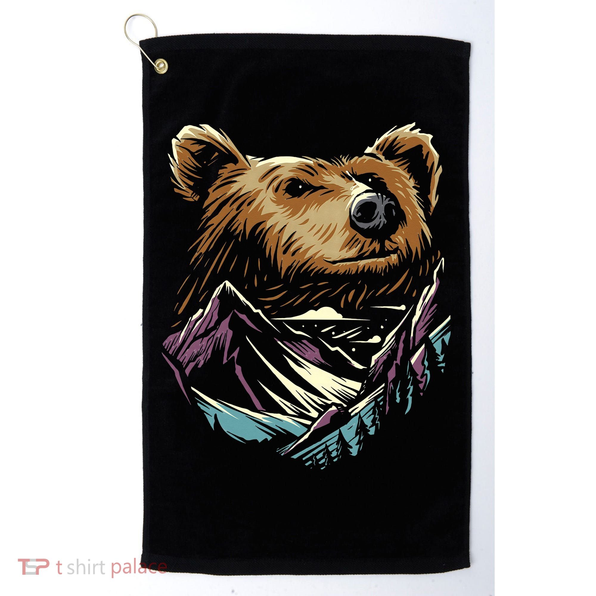 Bear Forest Mountain Golf Towel