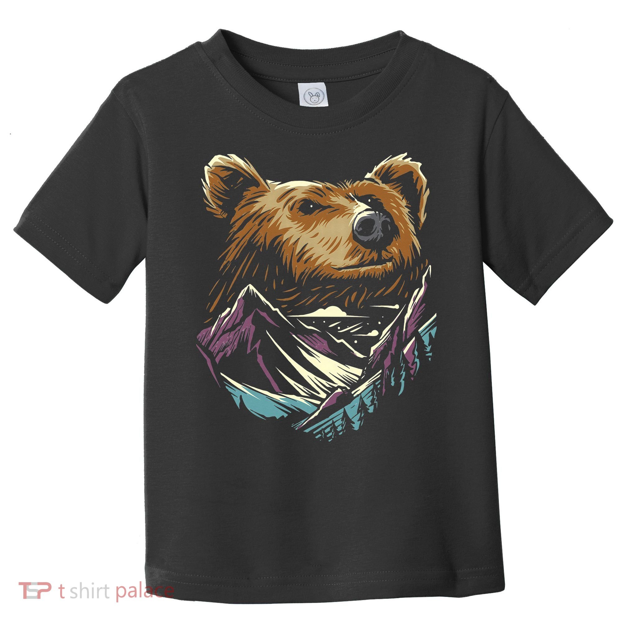 Bear Forest Mountain Toddler T-Shirt