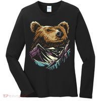 Bear Forest Mountain Women's Long Sleeve Shirt thumb 0