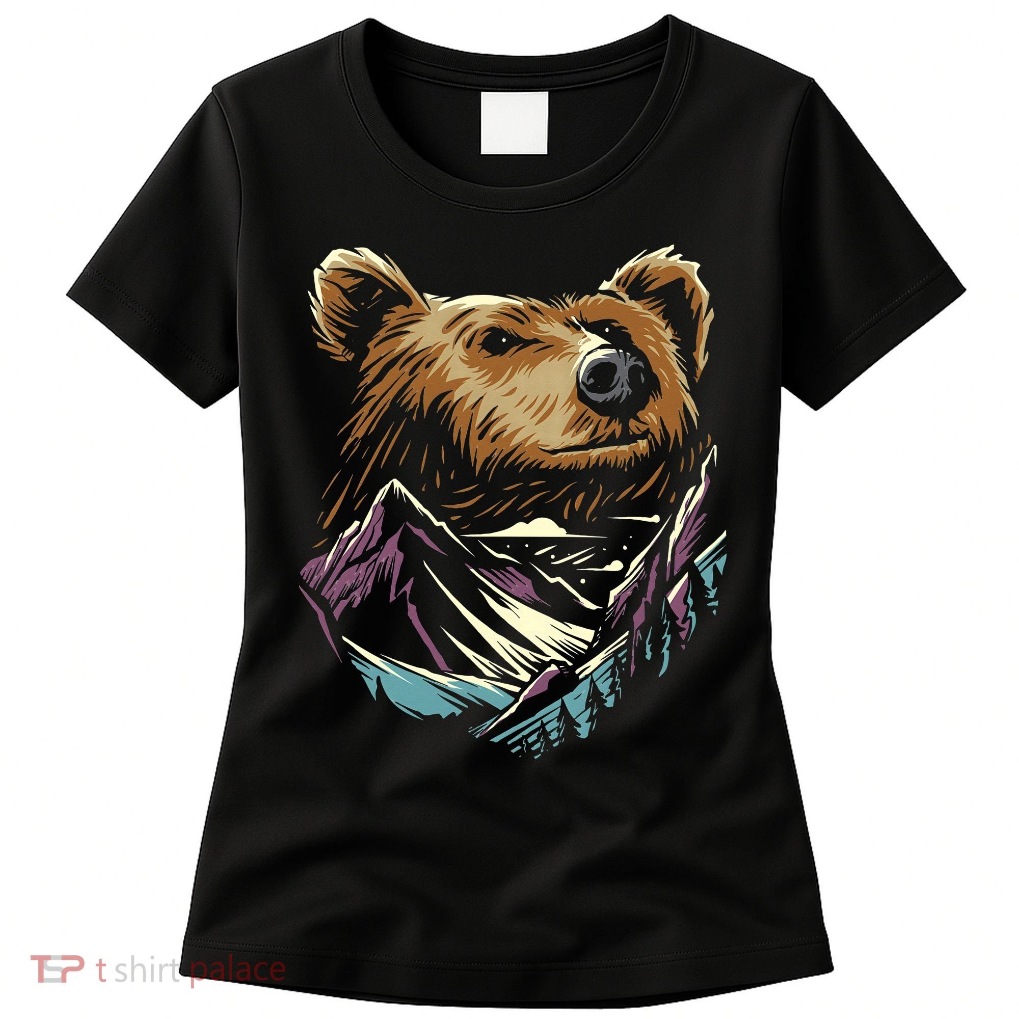Bear Forest Mountain Women's T-Shirt