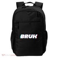 Bruh Funny Meme Saying Brother Greeting Gamer Slang Backpack thumb 0