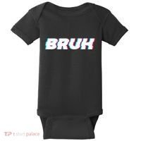 Bruh Funny Meme Saying Brother Greeting Gamer Slang Baby Bodysuit thumb 0
