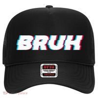 Bruh Funny Meme Saying Brother Greeting Gamer Slang Hat thumb 0