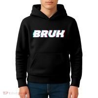 Bruh Funny Meme Saying Brother Greeting Gamer Slang Kids Hoodie thumb 4
