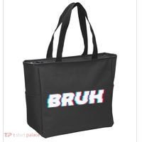 Bruh Funny Meme Saying Brother Greeting Gamer Slang Tote Bag thumb 2