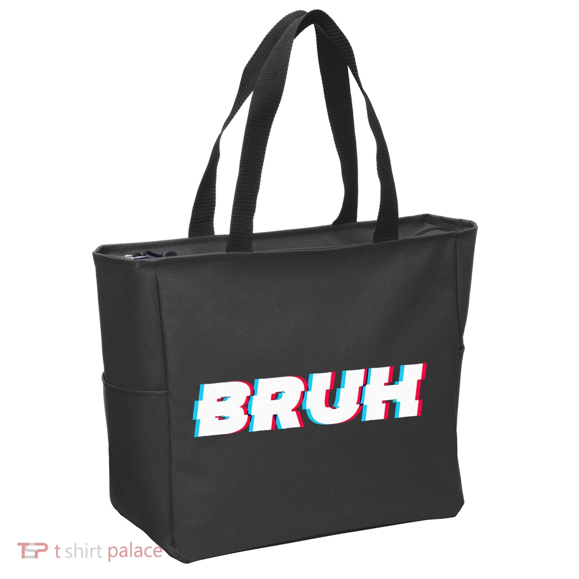 Bruh Funny Meme Saying Brother Greeting Gamer Slang Tote Bag