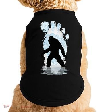 Bigfoot Footprint Moon Light Funny Sasquatch  Doggie Tank