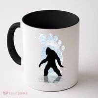 Bigfoot Footprint Moon Light Funny Sasquatch  Coffee Mug thumb 0