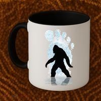 Bigfoot Footprint Moon Light Funny Sasquatch  Coffee Mug thumb 2