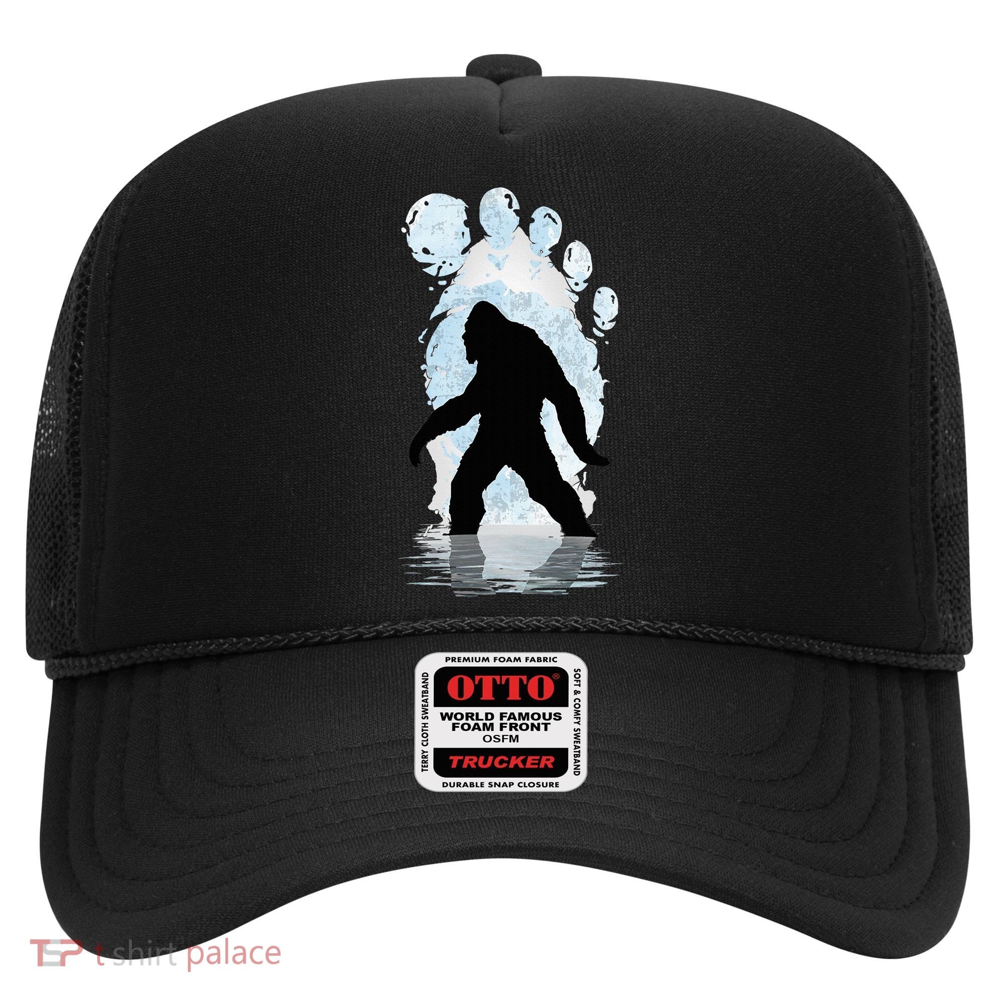 Bigfoot Footprint Moon Light Funny Sasquatch  Hat