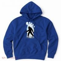 Bigfoot Footprint Moon Light Funny Sasquatch  Hoodie thumb 0