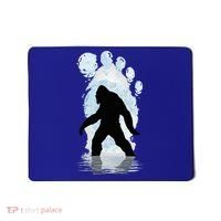 Bigfoot Footprint Moon Light Funny Sasquatch  Mousepad thumb 0