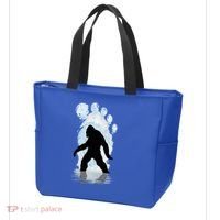 Bigfoot Footprint Moon Light Funny Sasquatch  Tote Bag thumb 3