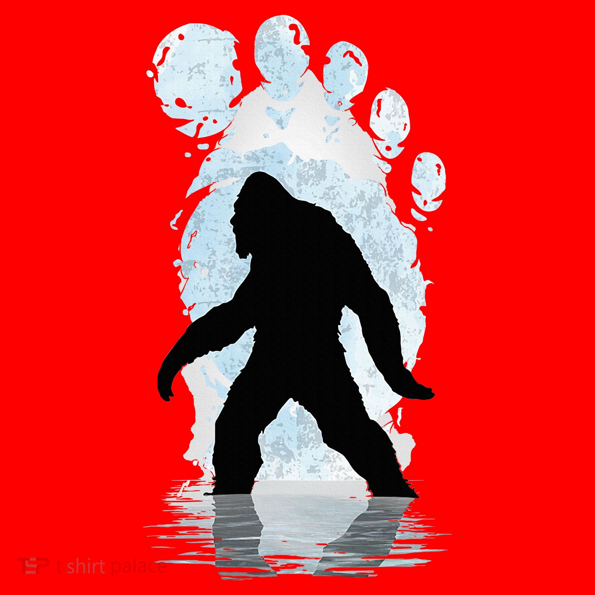 Bigfoot Footprint Moon Light Funny Sasquatch  Santa Hat