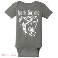 Bark For Me Sarcastic Dog Baby Bodysuit thumb 0