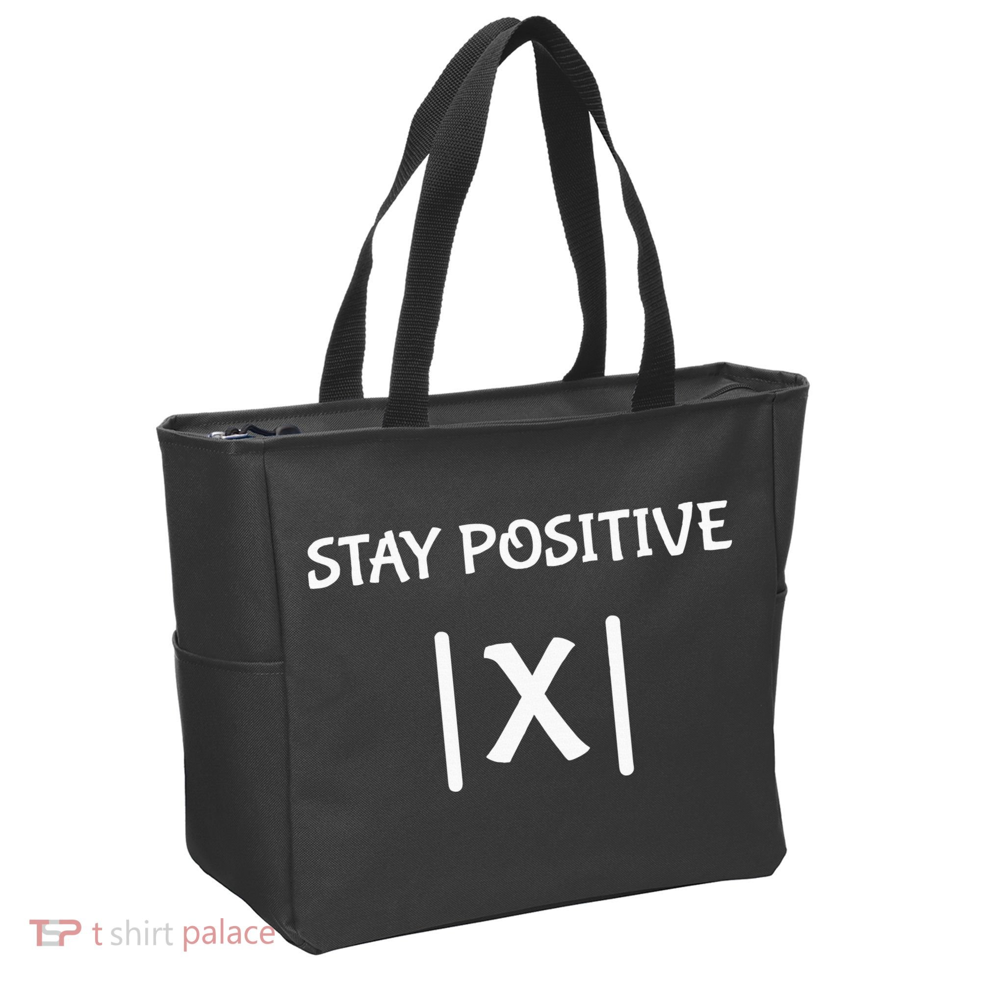 Best Funny Math Teacher Joke Fun Stay Positive Tote Bag