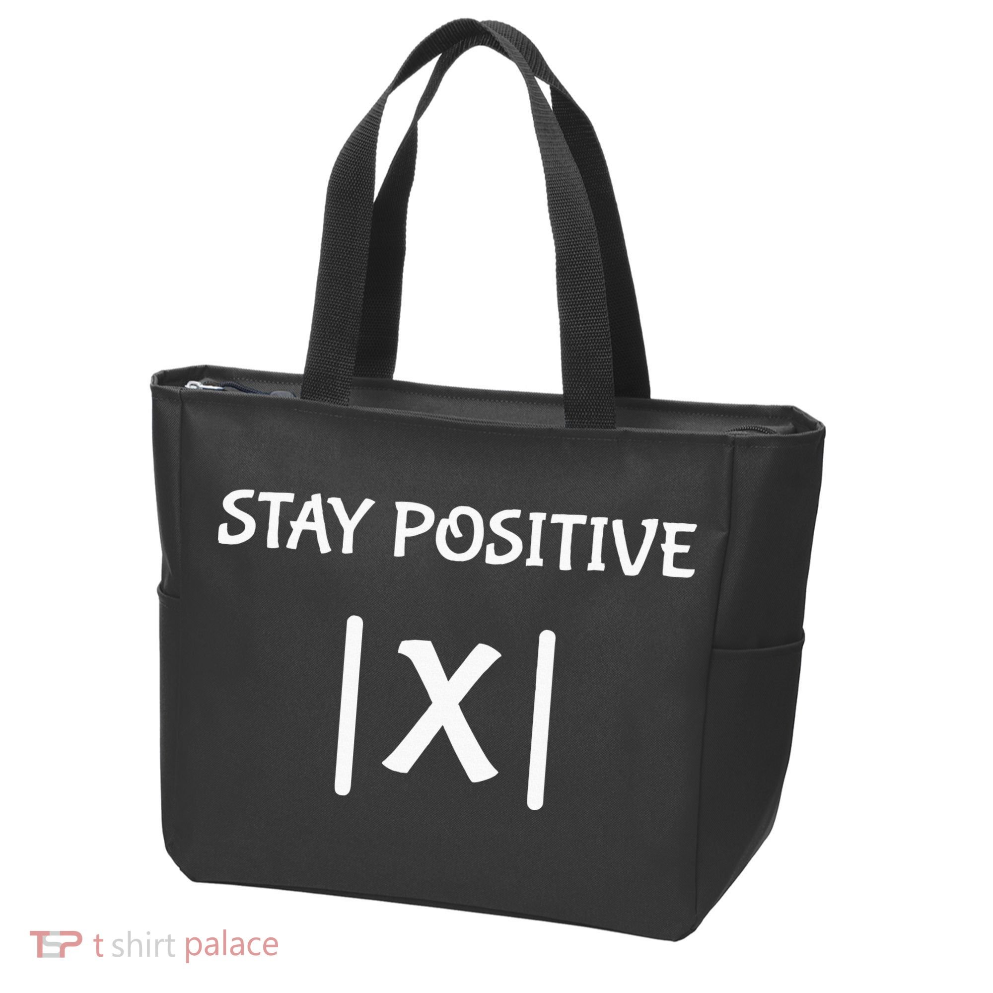 Best Funny Math Teacher Joke Fun Stay Positive Tote Bag