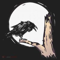 Bird Full Moon Crow Spooky Raven Gothic Halloween Women's Sweatshirt thumb 2