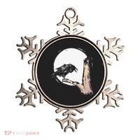 Bird Full Moon Crow Spooky Raven Gothic Halloween Ornament thumb 0