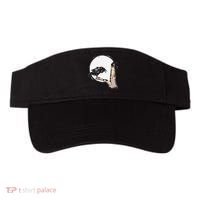Bird Full Moon Crow Spooky Raven Gothic Halloween Visor thumb 0