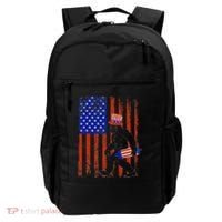 Bigfoot Fireworks Merica 4th of July USA Flag Patriotic Backpack thumb 0