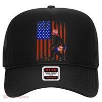 Bigfoot Fireworks Merica 4th of July USA Flag Patriotic Hat thumb 0